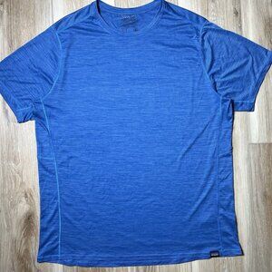 Patagonia Blue Capilene Cool Lightweight Shirt - Mens XL